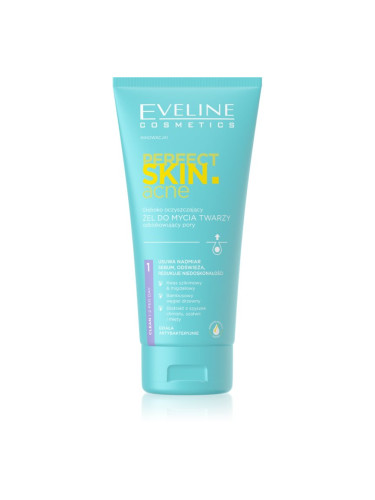 Eveline Cosmetics Perfect Skin .acne дълбоко почистващ гел за проблемна кожа, акне 150 мл.