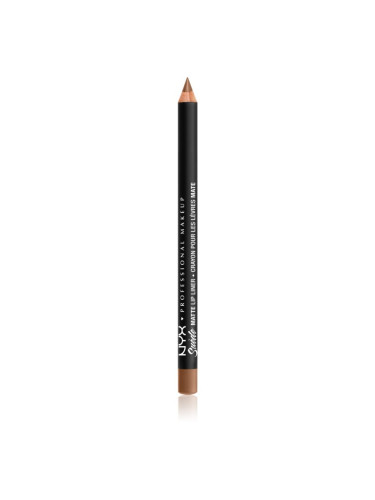 NYX Professional Makeup Suede Matte Lip Liner матиран молив за устни цвят 07 Sandstorm 1 гр.