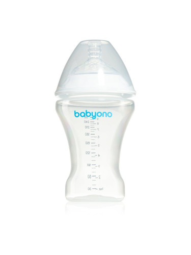 BabyOno Take Care бебешко шише против колики 0m+ 260 мл.