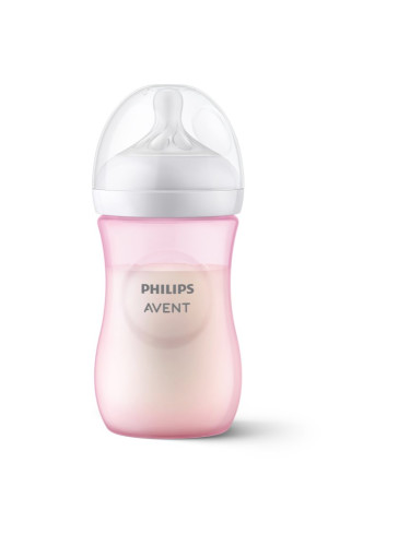 Philips Avent Natural Response SCY903/11 бебешко шише 3-6 m Pink 260 мл.