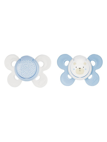 Chicco Physio Comfort 0-6m биберон Boy-Bear/Dots 2 бр.