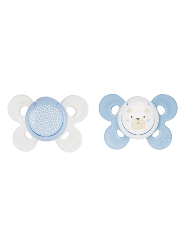 Chicco Physio Comfort 2-6 m биберон Boy-Bear/Dots 2 бр.