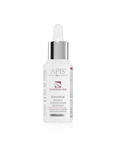 Apis Natural Cosmetics Couperose-Stop концентрирана грижа за чувствителна кожа със склонност към почервеняване 30 мл.