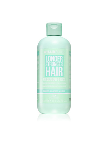 Hairburst Longer Stronger Hair Oily Scalp & Roots почистващ шампоан за бързо омазняваща се коса 350 мл.
