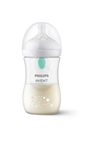 Philips Avent Natural Response AirFree vent бебешко шише 1 m+ Bear 260 мл.