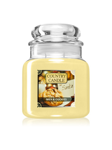 Country Candle Milk & Cookies ароматна свещ 453 гр.