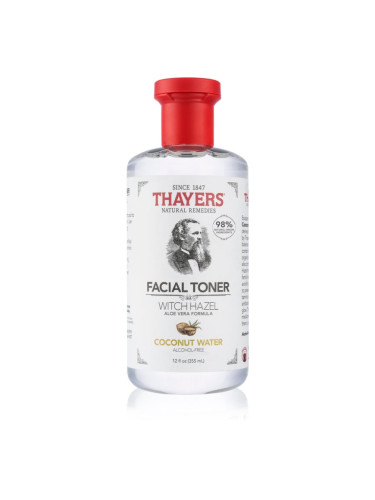 Thayers Coconut Facial Toner успокояващ тоник за лице без алкохол 355 мл.