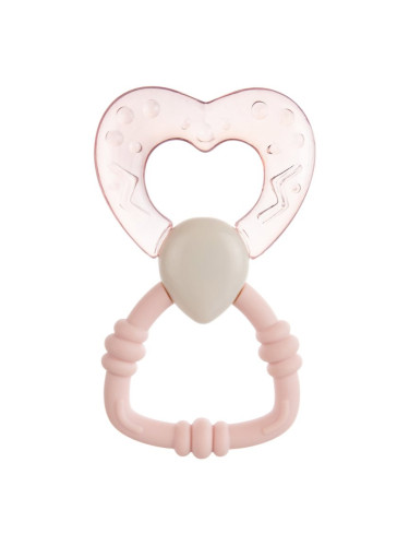 Canpol babies Teethers Water гризалка с дрънкалка 3m+ Pink 1 бр.