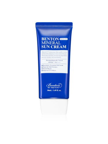 Benton Skin Fit Mineral минерален слънцезащитен флуид за лице SPF 50+ 50 мл.