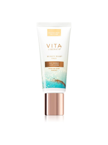 Vita Liberata Beauty Blur Face озаряващ тониращ крем с изглаждащ ефект цвят Lighter Light 30 мл.