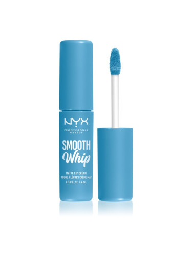 NYX Professional Makeup Smooth Whip Matte Lip Cream кадифено червило с изглаждащ ефект цвят 21 Blankie 4 мл.