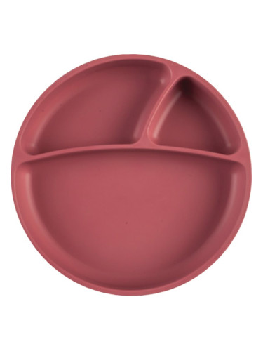 Minikoioi Puzzle Plate Rose разделена чиния с вендуза 1 бр.