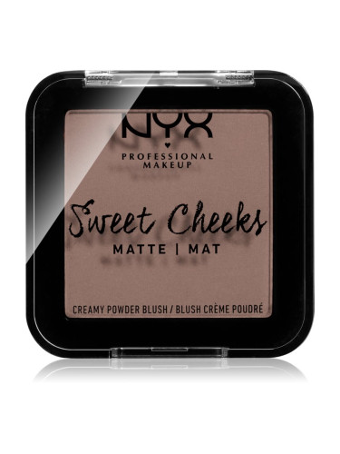 NYX Professional Makeup Sweet Cheeks  Blush Matte руж цвят SO TAUPE 5 гр.