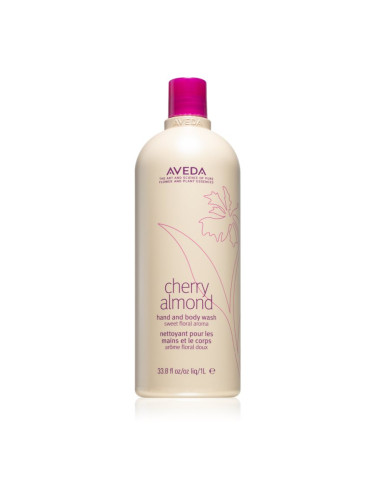 Aveda Cherry Almond Hand and Body Wash овлажняващ душ гел за ръце и тяло 1000 мл.