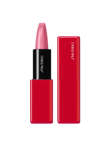 Shiseido Makeup Technosatin gel lipstick сатенено червило цвят 407 Pulsar Pink 4 гр.