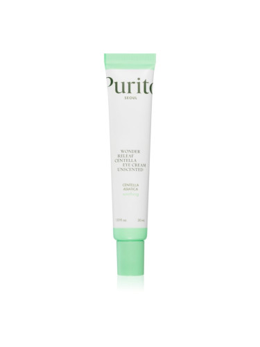 Purito Wonder Releaf Centella Eye Cream Unscented лек крем за околоочната зона против отоци и тъмни кръгове 30 мл.