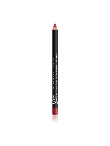 NYX Professional Makeup Suede Matte  Lip Liner матиран молив за устни цвят Cherry Skies 1 гр.