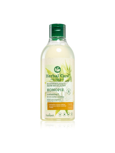 Farmona Herbal Care Hemp мицеларна вода за много суха кожа с витамин С 400 мл.