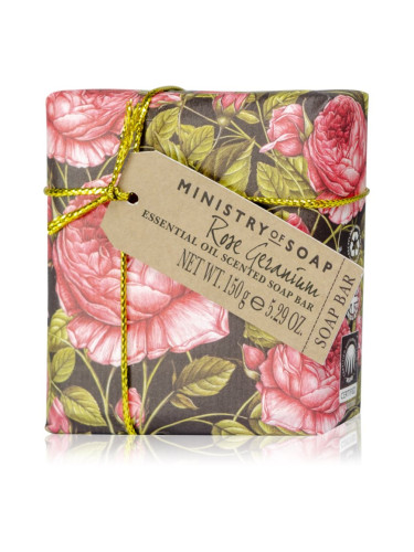 The Somerset Toiletry Co. Ministry of Soap Essential Oil твърд сапун за тяло Rose Geranium 150 гр.