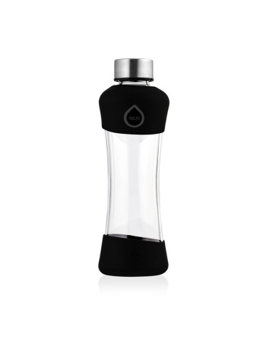 Equa Active стъклена бутилка за вода Black 550 мл.