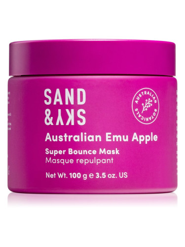 Sand & Sky Australian Emu Apple Super Bounce Mask хидратираща и озаряващ маска за лице 100 гр.