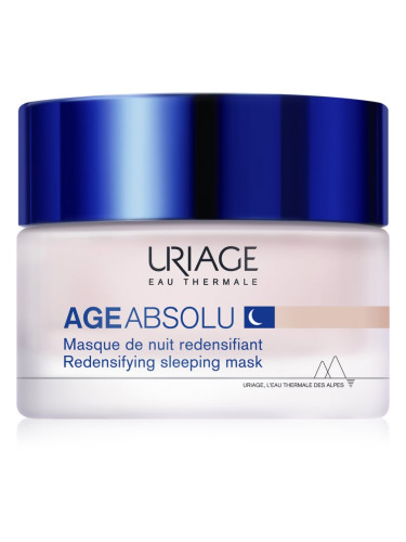 Uriage Age Absolu Redensifying Sleeping Mask нощна маска за възстановяване на кожата против стареене на кожата 50 мл.