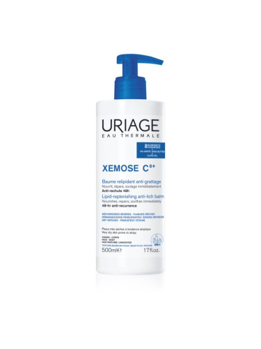 Uriage Xemose C8+ Lipid-Replenishing Anti-Itch Balm успокояващ балсам за суха и екзематична кожа 500 мл.