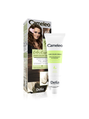 Delia Cosmetics Cameleo Color Essence боя за коса в туба цвят 4.0 Brown 75 гр.