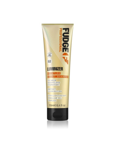 Fudge Luminizer Moisture Boost Shampoo хидратиращ шампоан за защита на цвета за боядисана и увредена коса 250 мл.