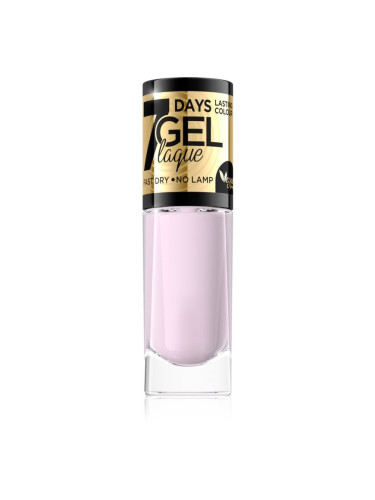 Eveline Cosmetics 7 Days Gel Laque Nail Enamel гел лак за нокти без използване на UV/LED лампа цвят 37 8 мл.