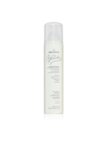 Medavita Blondie Ice Blonde Enhancing Conditioning Hair Mousse двуфазна пяна за руса коса 300 мл.