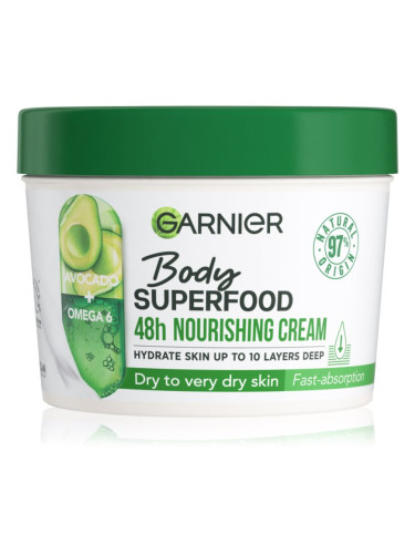 Garnier Body SuperFood крем за тяло с авокадо 380 мл.