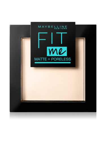 Maybelline Fit Me! Matte+Poreless матираща пудра цвят 105 Natural Ivory 9 гр.