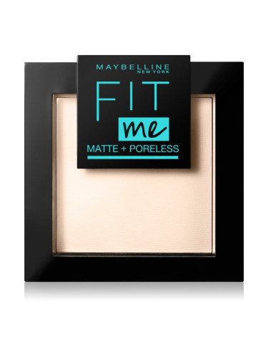 MAYBELLINE NEW YORK Fit Me! Matte+Poreless матираща пудра цвят 105 Natural Ivory 9 гр.