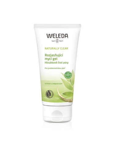 Weleda Naturally Clear озаряващ измиващ гел за проблемна кожа 100 мл.