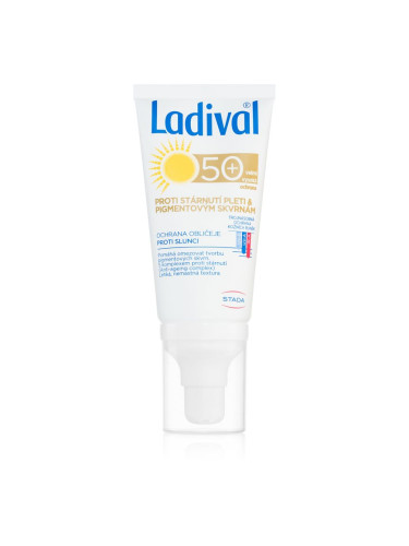 Ladival Anti-aging & Dark Spots защитен крем против стареене на кожата против пигментни петна SPF 50+ 50 мл.