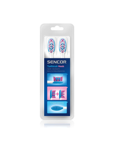 Sencor SOX 003WH резервни глави за четка за зъби 2 бр.