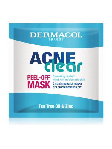 Dermacol Acne Clear почистваща маска - премахваща се за проблемна кожа 8 мл.