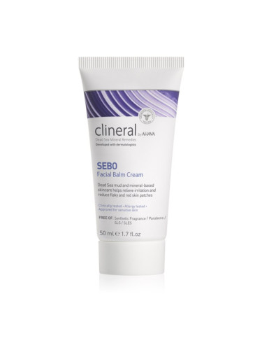 AHAVA Clineral SEBO подхранващ успокояващ крем за лице с хидратиращ ефект 50 мл.