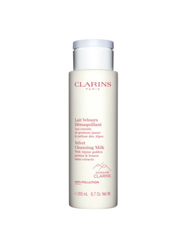 Clarins Cleansing Velvet Cleansing Milk нежно почистващо мляко 200 мл.
