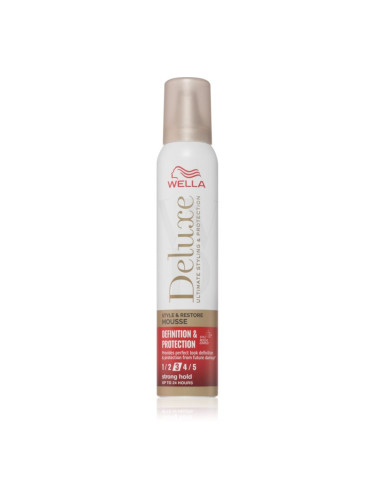 Wella Deluxe Definition & Protection пяна втвърдител за богат обем 200 мл.