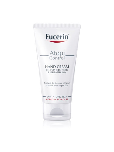 Eucerin AtopiControl крем за ръце за суха към атопична кожа с екстракт от овес 75 мл.