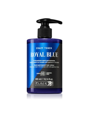 Black Professional Line Crazy Toner цветен тонер Royal Blue 300 мл.