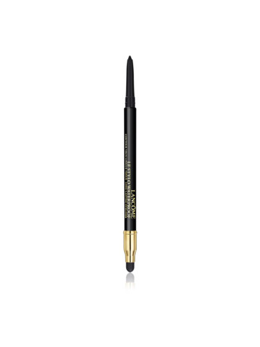 Lancôme Le Stylo Waterproof водоустойчив молив за очи в висока пигментация цвят 02 Noir Intense