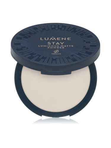 Lumene Stay Luminous матираща пудра цвят 0 Translucent 10 гр.