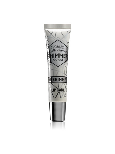 FlosLek Laboratorium Lip Care Shimmer блестящ гланц за устни цвят Angelic Diamond 10 гр.