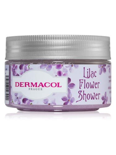 Dermacol Flower Care Lilac захарен скраб за тяло 200 гр.