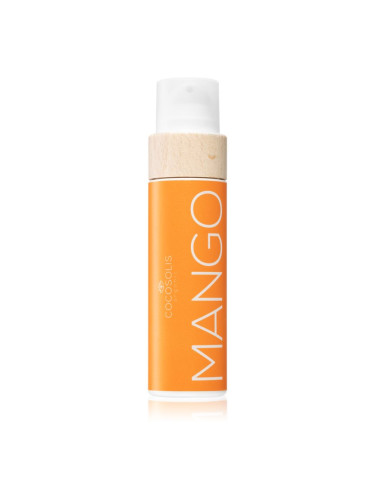 COCOSOLIS MANGO масло за грижа и придобиване на тен без защитен фактор с аромат Mango 110 мл.