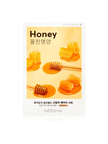 Missha Airy Fit Honey озаряваща платнена маска 19 гр.