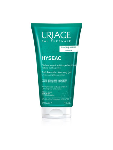 Uriage Hyseac Cleansing Gel лек почистващ гел за лице и тяло 150 мл.
